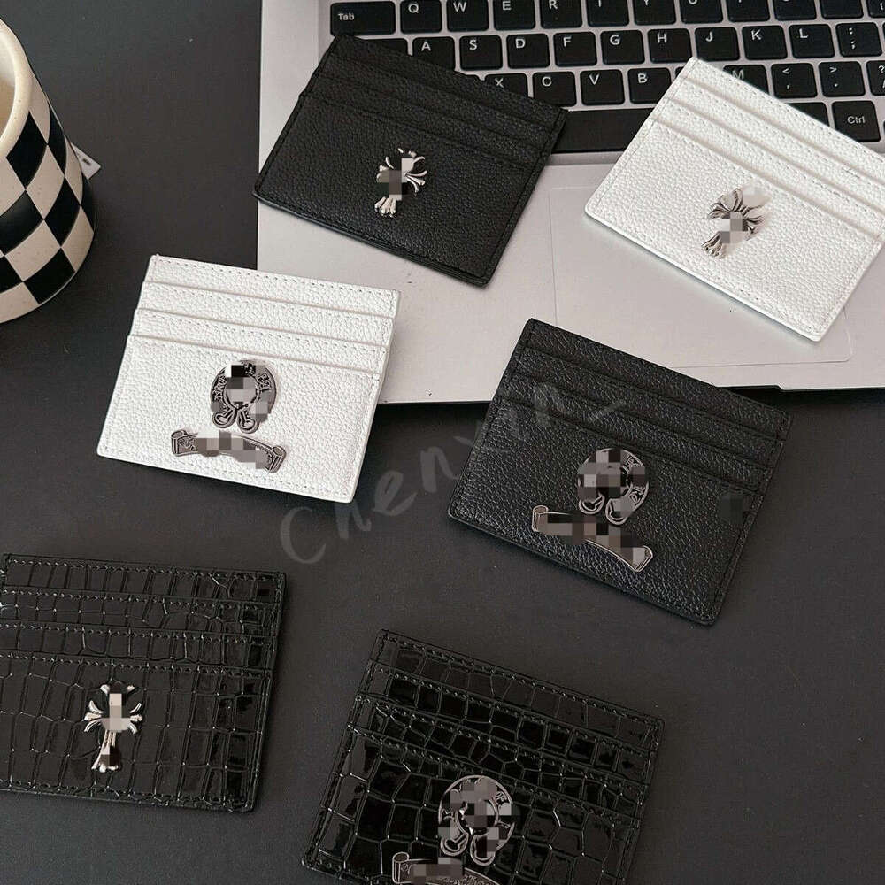 Chrome Wallet Designer CH Card Holder Luxury passport holder Leather short wallet Trendy Brand purse for Unisex Leather Case Multi-slot Card Holder wide variety AAA