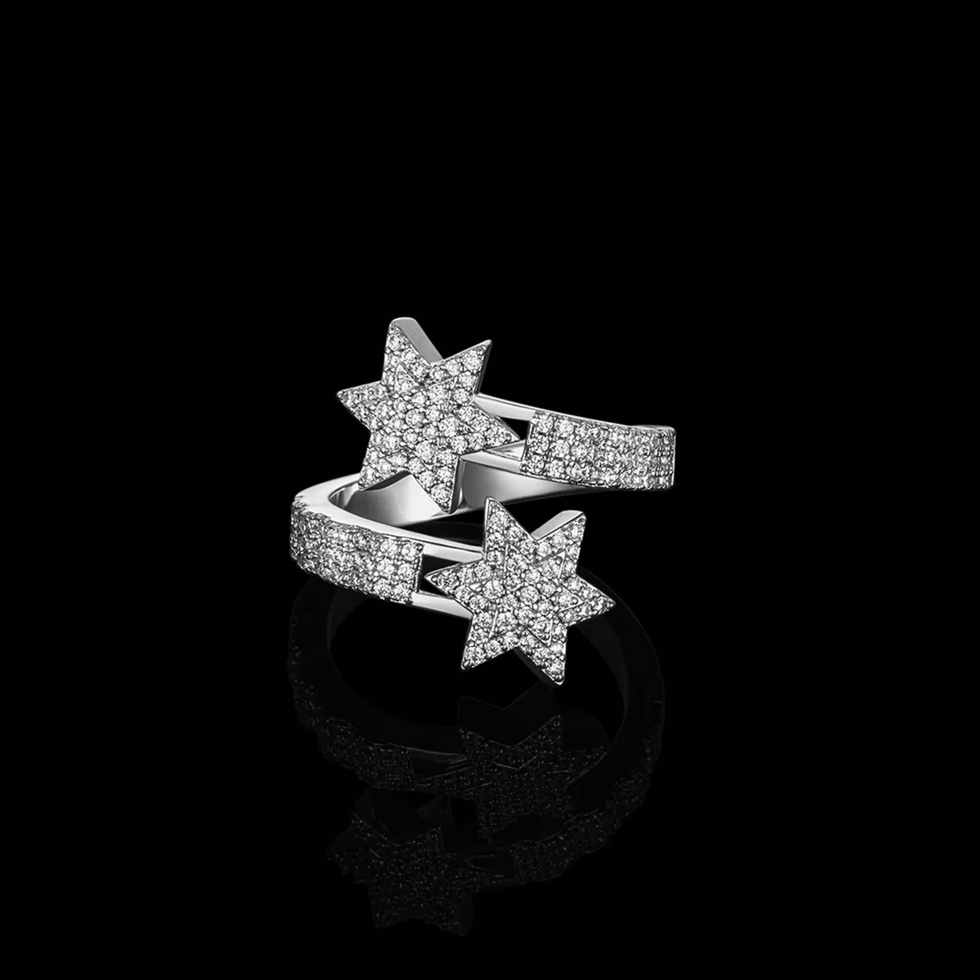 Luxury Iced Hip Hop Unisex VVS Moissanite 925 Silver Bling Jewelry Silver Plated Streetwear Rapper Ring Ice Legacy Ring