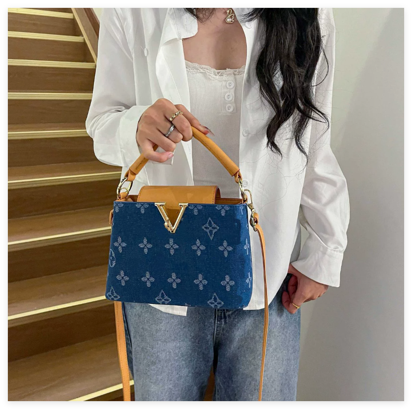 Designer Bag Fashion Luxury Bag bag Shoulder Bag Women Classic Old Flower Crossbody Bag Casual Handheld Chain Bag Half Moon Bag purses cross body c0acher bag 20*14*7