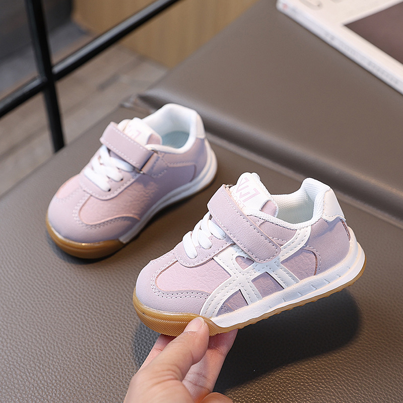 Free Shipping Children Sneakers Boys Anti-slip Soft Sole Casual Shoes Girls Low Top Comfortable Infant Shoes Size 22-30