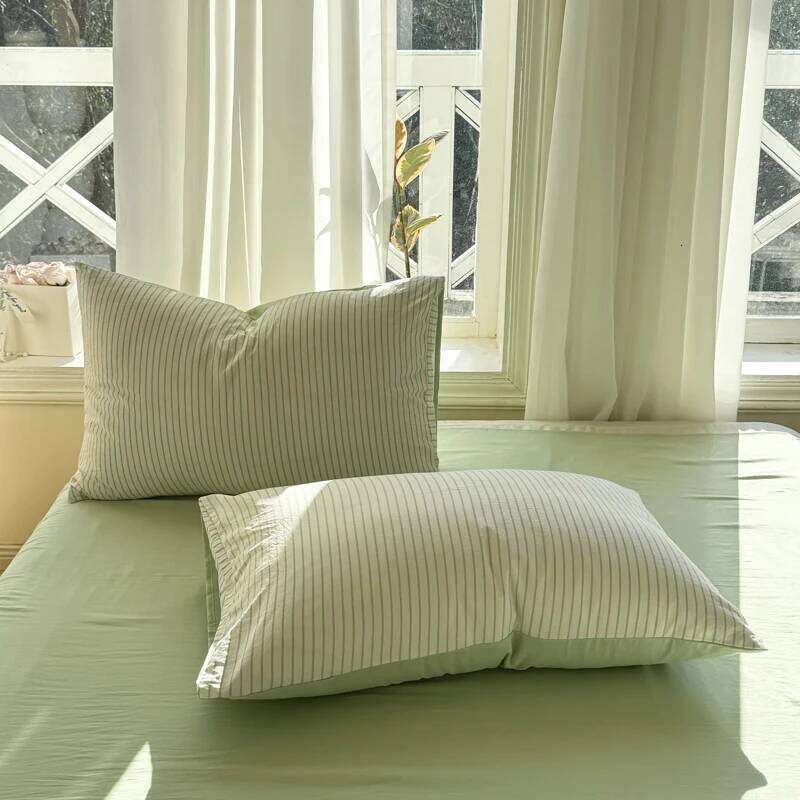 2025 New Stripe Series Quilt Cover Skin Friendly 4-piece Bedding Set Pillow Case with Bed Sheet Four General 150x200 200x230 Y260124
