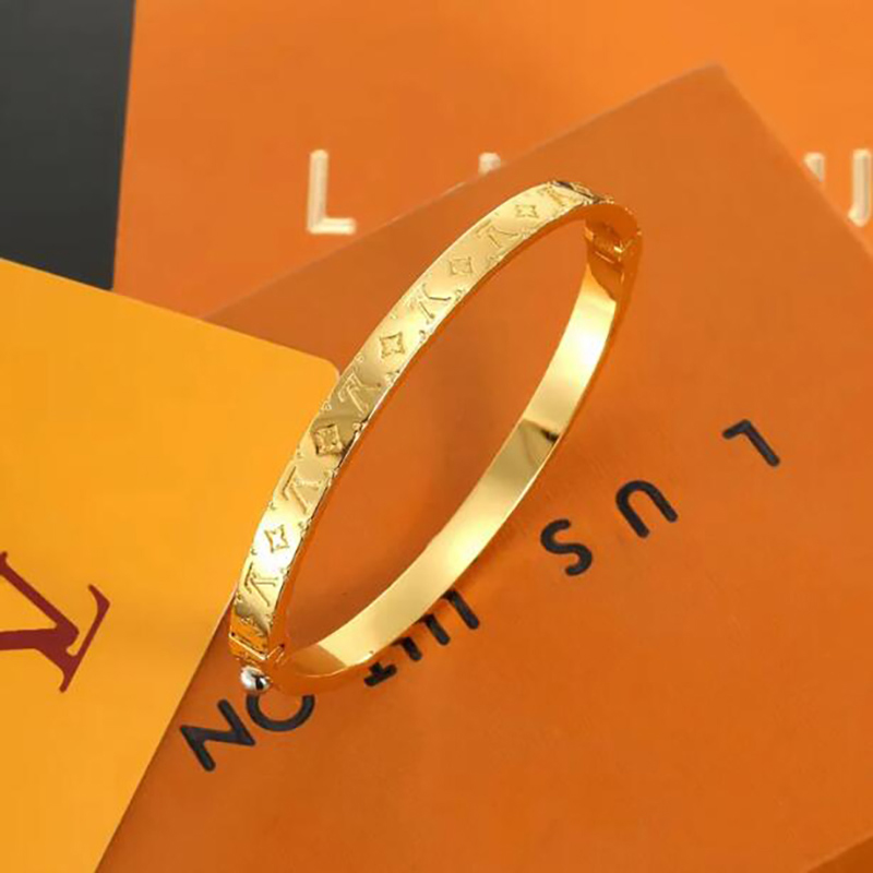 Bracelet for Women Brand Design Bracelet Letter Bracelet Stainless Steel Diamonds Bracelet Luxury Jewelry Designer
