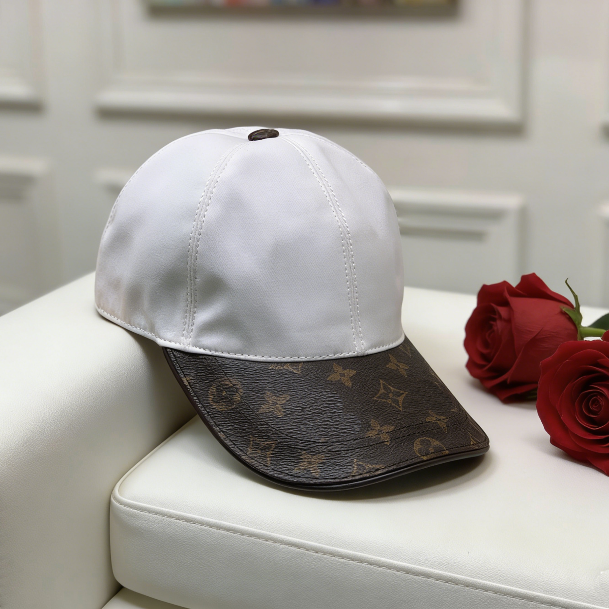 LLClassic designer baseball cap, high-quality adjustable letter cap, men's and women's fashionable letter cap, multi-functional personalized cap for golf travel VV1571