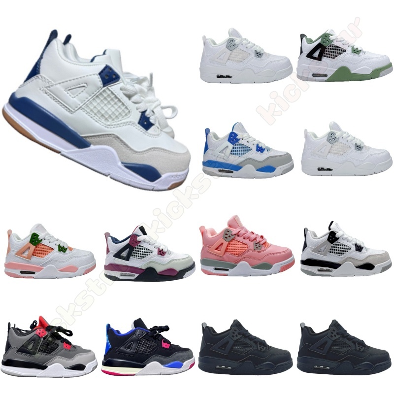 Kids Shoes toddler sneakers Men Women Same Style Panda Grey UNC Triple Pink Children youth little baby Preschool Designer Kid Girls Boys Sport trainers 26-35