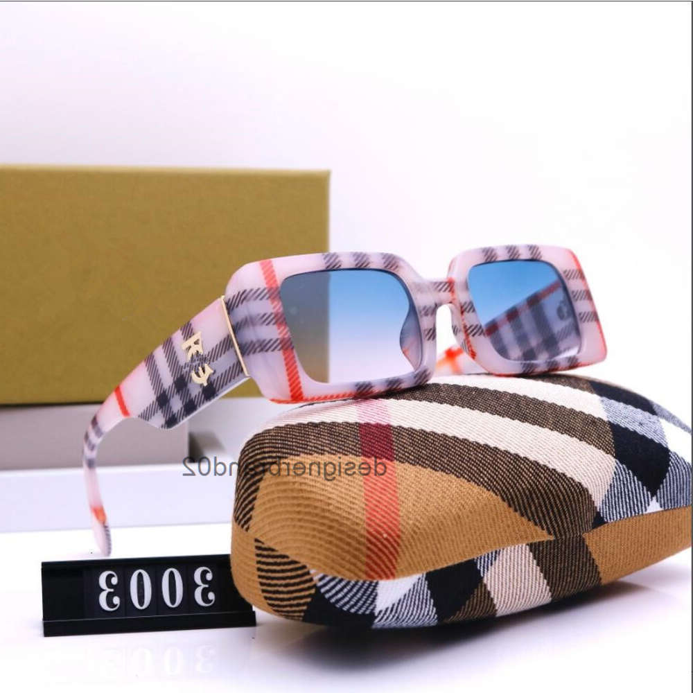 new style 2 burbery burburry sunglasses metal square fashionable brand street view tourism anti glare burberries Y3EE