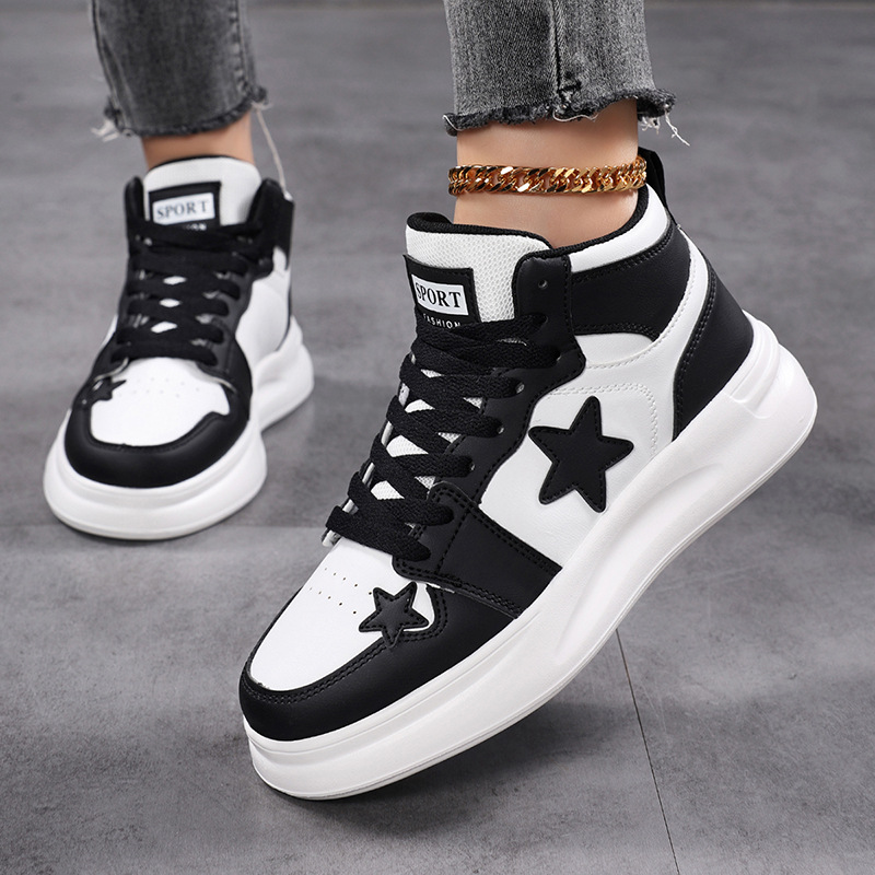Spring 2026 New Arrival Unisex Breathable Trendy Versatile Chunky High Top Sneakers Fashion Casual Shoes for Men and Women Free Shipping