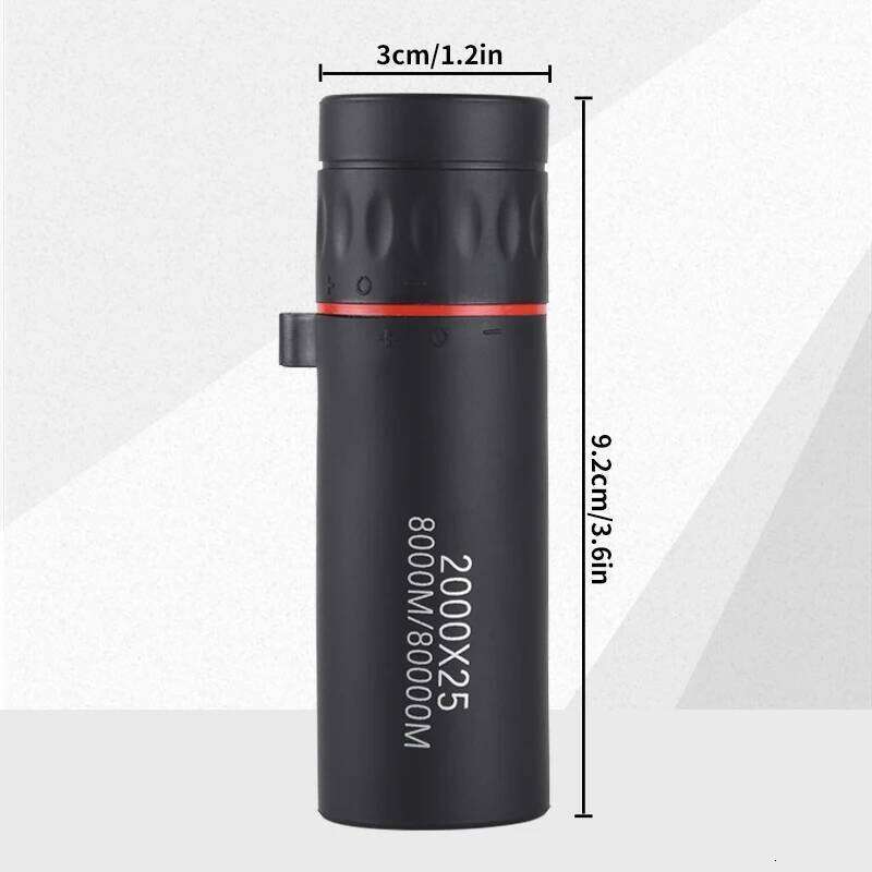 2000x25 HD Monocular Mini Portable Mobile Phone Telescope with Holder Outdoor Camping Hunting Birdwatching Telescopes
