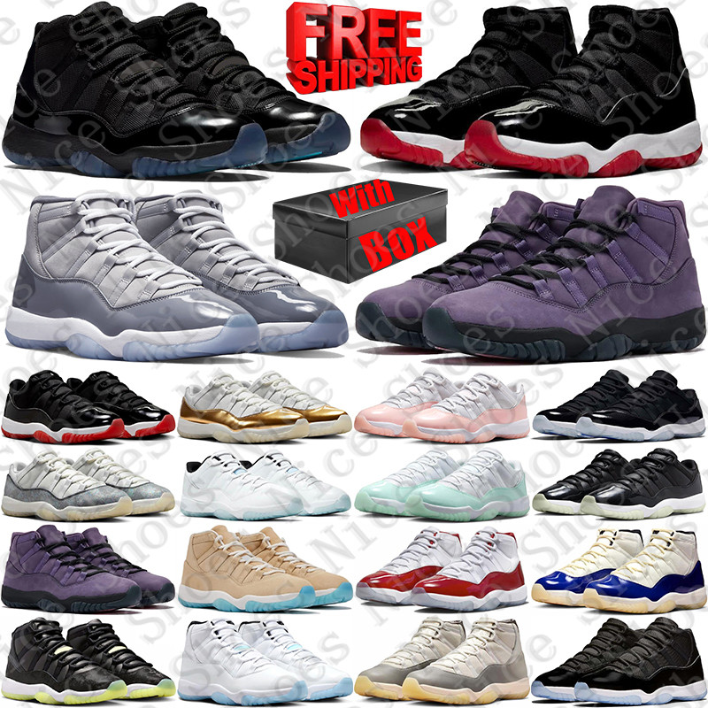 Free Shipping With Box Basketball 11 Shoes Designer 11s sneakers Gamma Blue mens womens trainers Outdoor