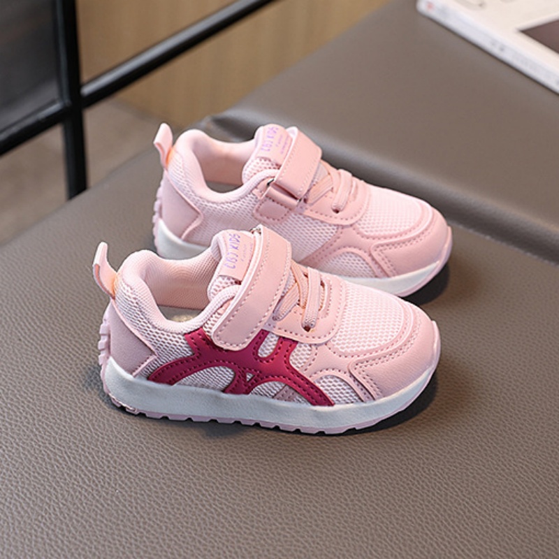 Free Shipping kids shoes designer Girls Lovely Pink Daily Outdoor Low Top Soft Flat Sports Sneakers Kids Casual Shoes Size 16-30