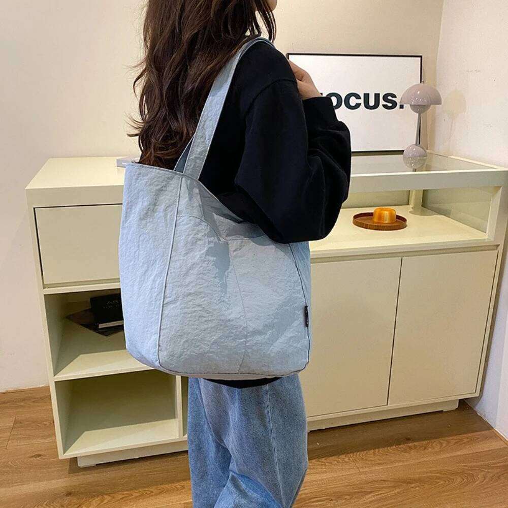 Underarm for Women Casual Japanese Sle Nylon Waterproof Single Shoulder Large Capaci Student Commuting Class Bag Handbags