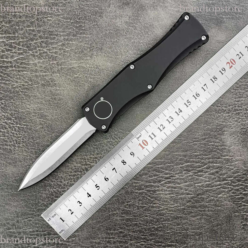 3Models White Hera Knife 2 87 Satin 440C Blade Alloy Handles Double folding Action Tactical Survival Gear Pocket Knives With knife Nylon Sheath - view 6