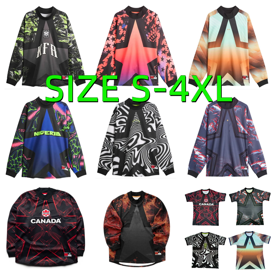 2026 World Cup soccer Jerseys 25 26 27 men football Lifestyle BRAZILS brasil South Korea long sleeves french EnglaNdS NigeriaS USAS goalkeeper Canada Netherlands GK