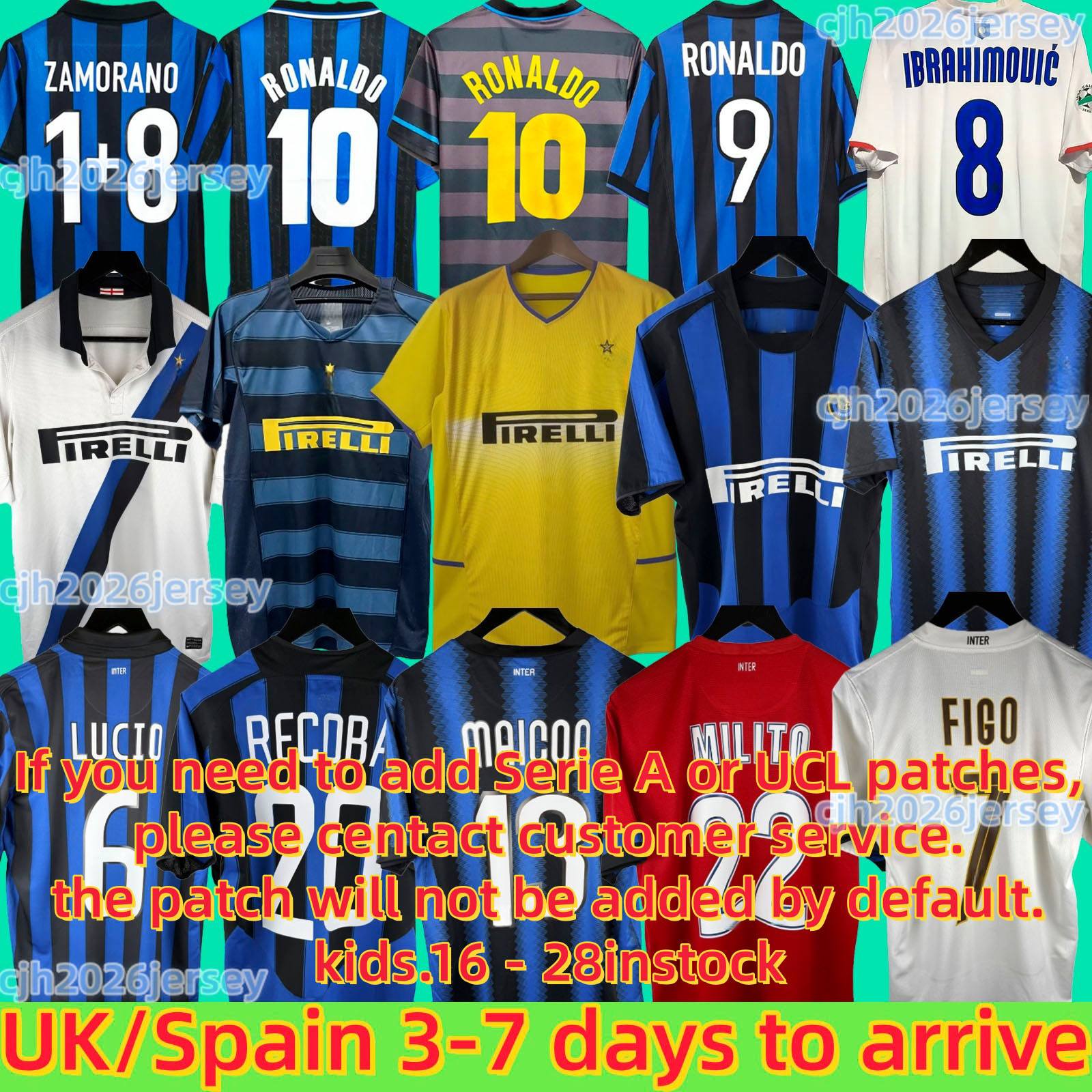 Retro Soccer jersey finals 07 08 09 MILITO SNEIJDER ZANETTI Eto'o Football 97 98 99 95 96 03 Djorkaeff Baggio ADRIANO 10 11 kids BATISTUTA Zamorano RONALDO InTErS