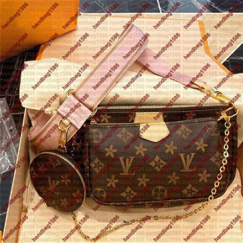 Lady Famous Cross Body Shoulder Bags Designer Locked three-piece set Practical Casual Light Hasp Flap Wallets Women Interior Compartment Popular Shopping Handbags