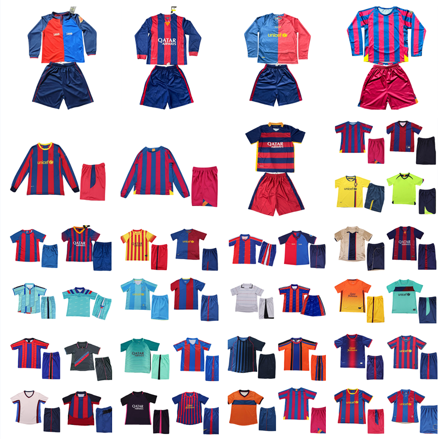 2005 2006 2010 2012 Retro kids kits barcelona SOCCER JERSEYS 04 05 06 07 08 09 10 11 1 2 13 14 15 16 17 RONALDINHO RIVALDO INIESTA LBRAHIMOVIC ETO'O XAVI PUYOL football shirt