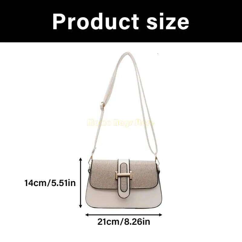 X90D Women Lovely Shoulder Simple Small Square Sequins Crossbody PU Leather Dating Trendy Bag XJ260125