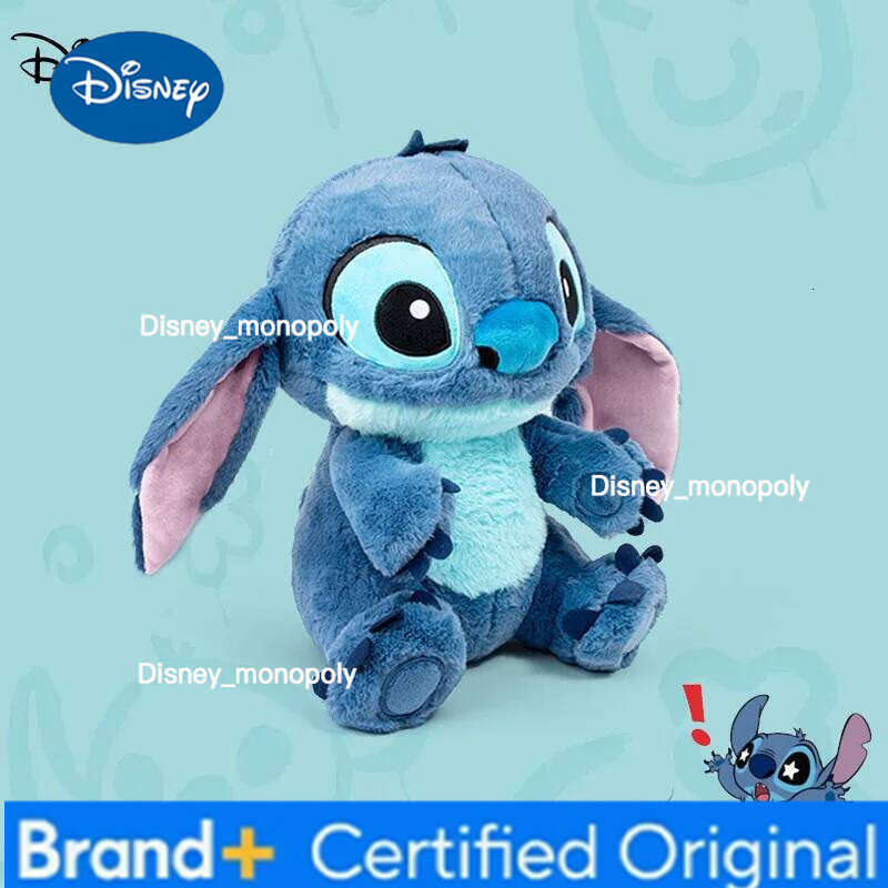 Disney Kawaii Stitch Stuffed Toys Cartoon&Cute Lilo&Stitch Ears Can Move Plush Dolls Birthday Gift For Kids Or Girlfriend H260126