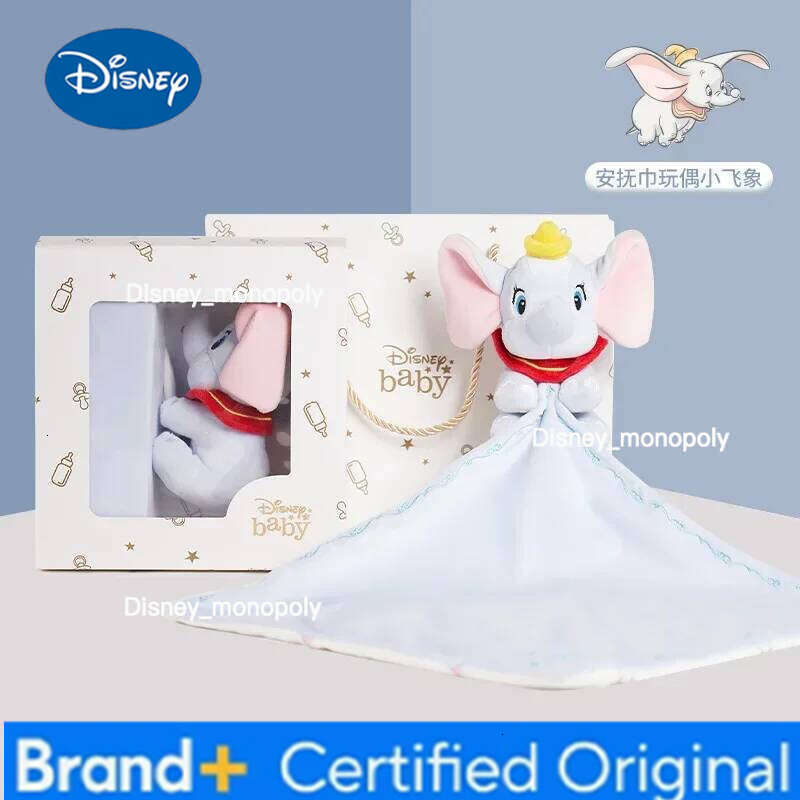 Disney Classic characters Small elephant Dumbo Donald Duck Daisy duck Plush Toy Baby Sleep comforting Pacify towel animals doll H260126