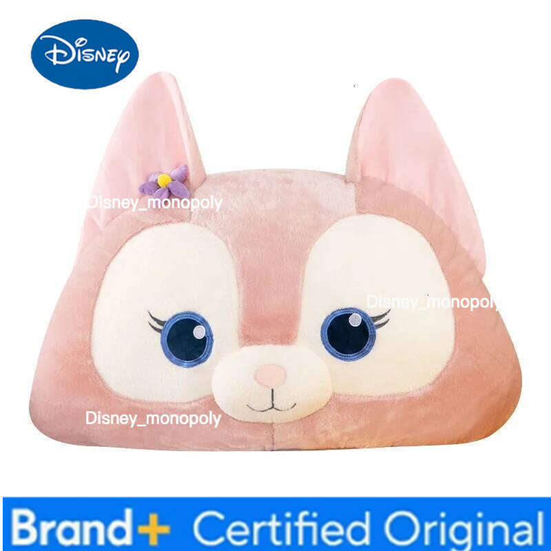 Disney Linabel Plush Pillow Toy Kawaii Stuffed Doll Cartoon Anime Animal Cushion Fluffty Home Decor Kid Gifts H260126