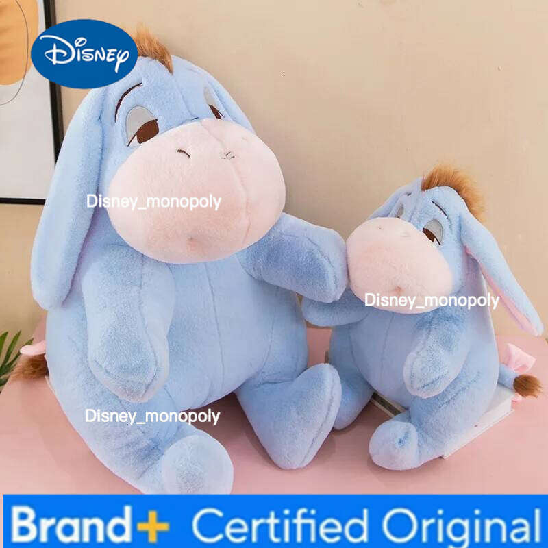 Disney New Winnie The Pooh Eeyore Toy Cute Cartoon Stuffed Plushie Kawaii Donkey Doll Anime Plush Pillow Toys Kid for Gift H260126
