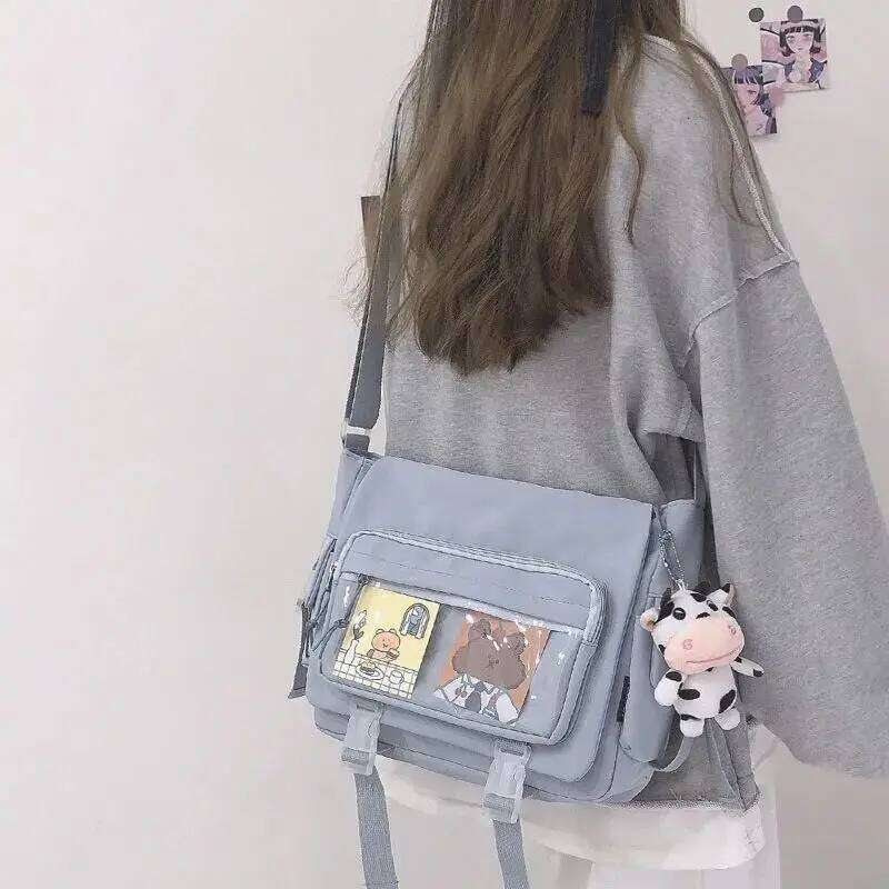 Women's Bag Messenger Korean Style Female Backpack College Large Capacity Versatile Shoulder Student School Postman Tote Bags XJ260125