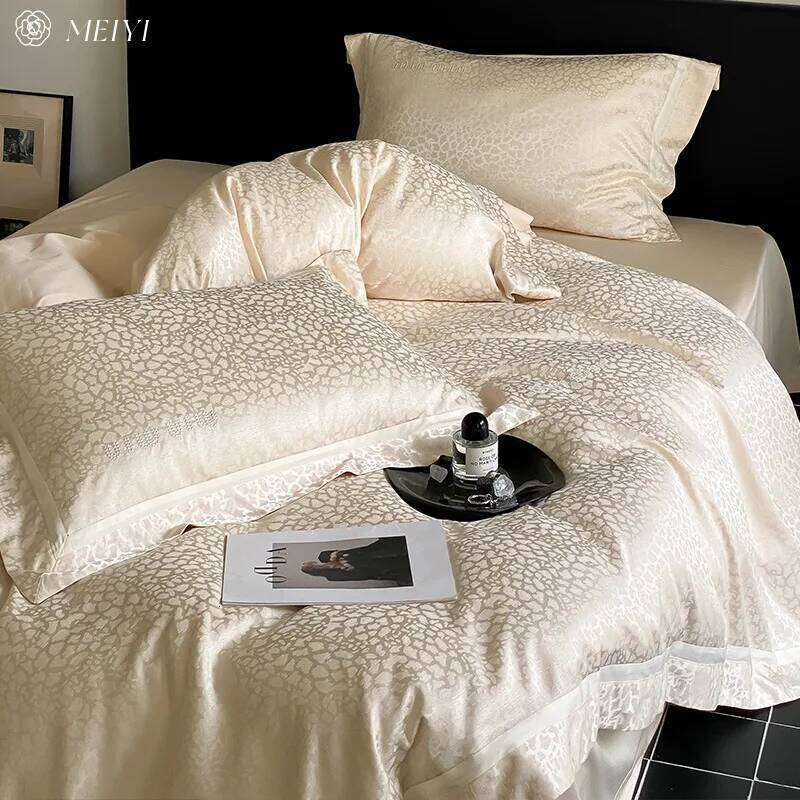 Customizable high-end pure cotton 100S bed sheet four-piece set Y260124
