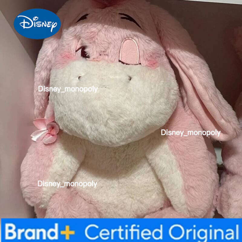 Disney Cherry Blossom Series Eeyore Donkey Piglet Pig Cute Soft Plush Toy Doll Throw Pillow accompany Children Birthday Gift H2601261
