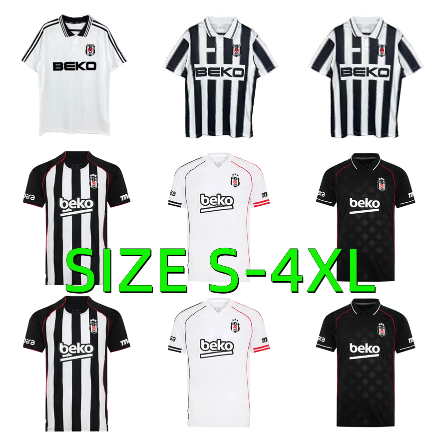 25 26 Besiktas J.K. Soccer Jerseys 2025 2026 IMMOBILE RAFA RASHICA GEDSON MUCI SVENSSON home away 3rd 1996 1997 retro football shirts