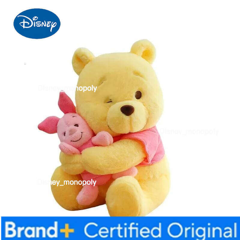 Disney HOTSALE 35cm Winnie the Pooh Plush Toy Cute Little Bear Vivi Doll Friend Birthday Gift Chrismas gift H260126