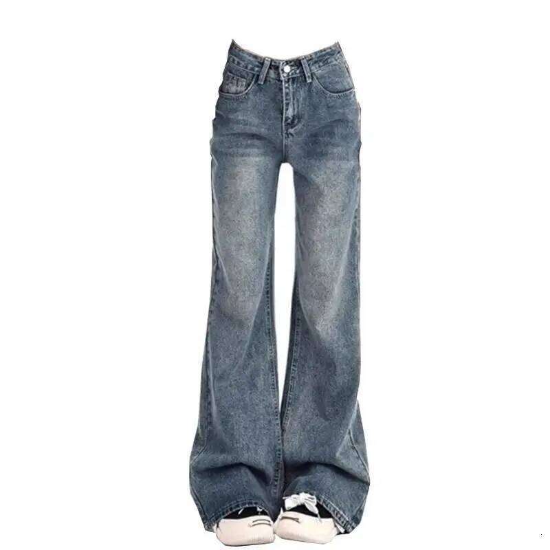 Ladies Jeans Flare Trousers Leisure Slimming Vintage Inspired Autumn High Waist Bell Women's pants Flared jeans y2k C260126 - view 5