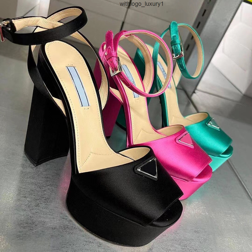 sandals platform pumps high heels women dress shoe footwear rose red rhinestone open toe luxury designers evening factory wit prada pradacup pradas pradaprada HAU8