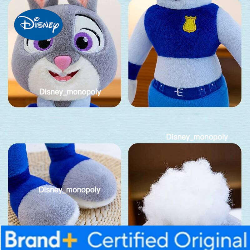 Disney 40-100cm Judy Hopps and Nick Wilde Zootopia Plush Anime Cartoon Cute Stuffed Xmas Plushie Kids Birthday Toys Gifts H260126