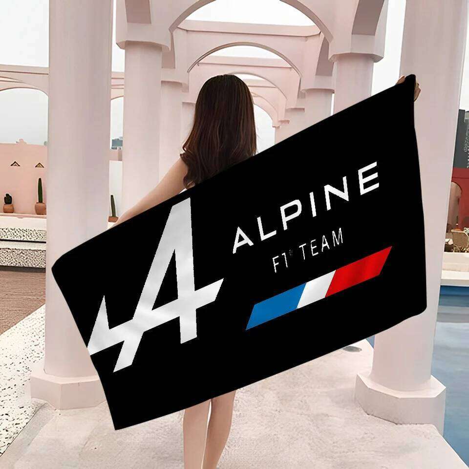 A-Alpine Automobiles Microfiber Quick Drying Beach Towels Oversized Printing Super Absorbent Pool Towel Blanket 26Y0126