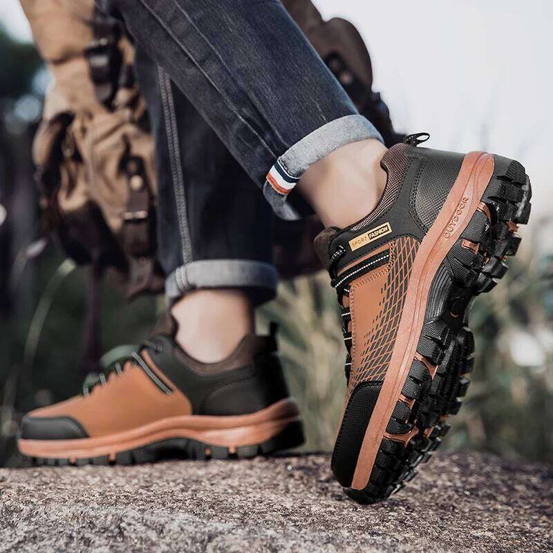 New Spring Autumn Casual Comfortable Tenis Waterproof Anti-slip Hiking Outdoor Walking Sneakers Size39-46 Shoes Male