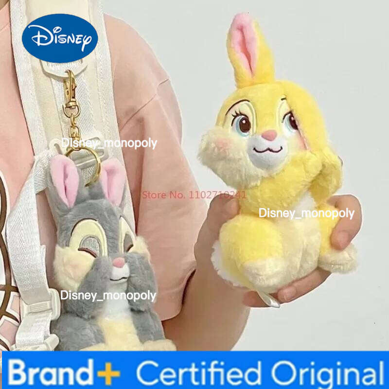 Disney 28cm Sleepless Series Clever Cute Anime Figure Miss Bunny Throw Pillow Doll Plush Children Christmas Birthday Gift H260126