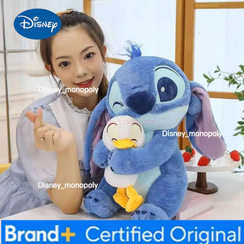 Disney Stitch Plushie Cartoon Kawaii Anime Soft Stuffed Dolls Plush Pillow Appease Toys Birthday Gift For Boys Girls H260126