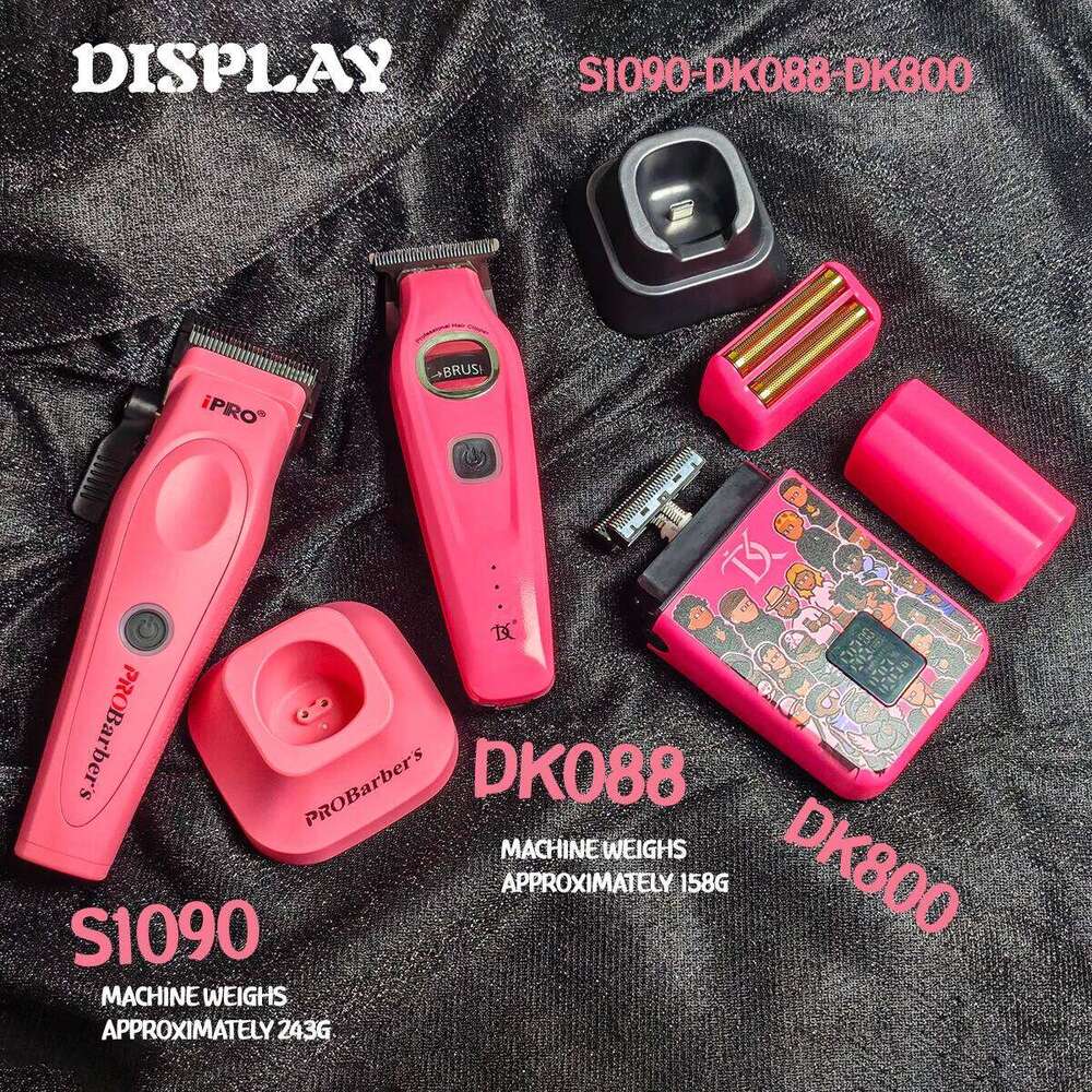 S1090 DK088 DK800 Professional Barber Hair Clipper Trimmer 7500RPM Base DLC Ceramic Shaver 3-speed Adjustment 9000RPM 26Y0126