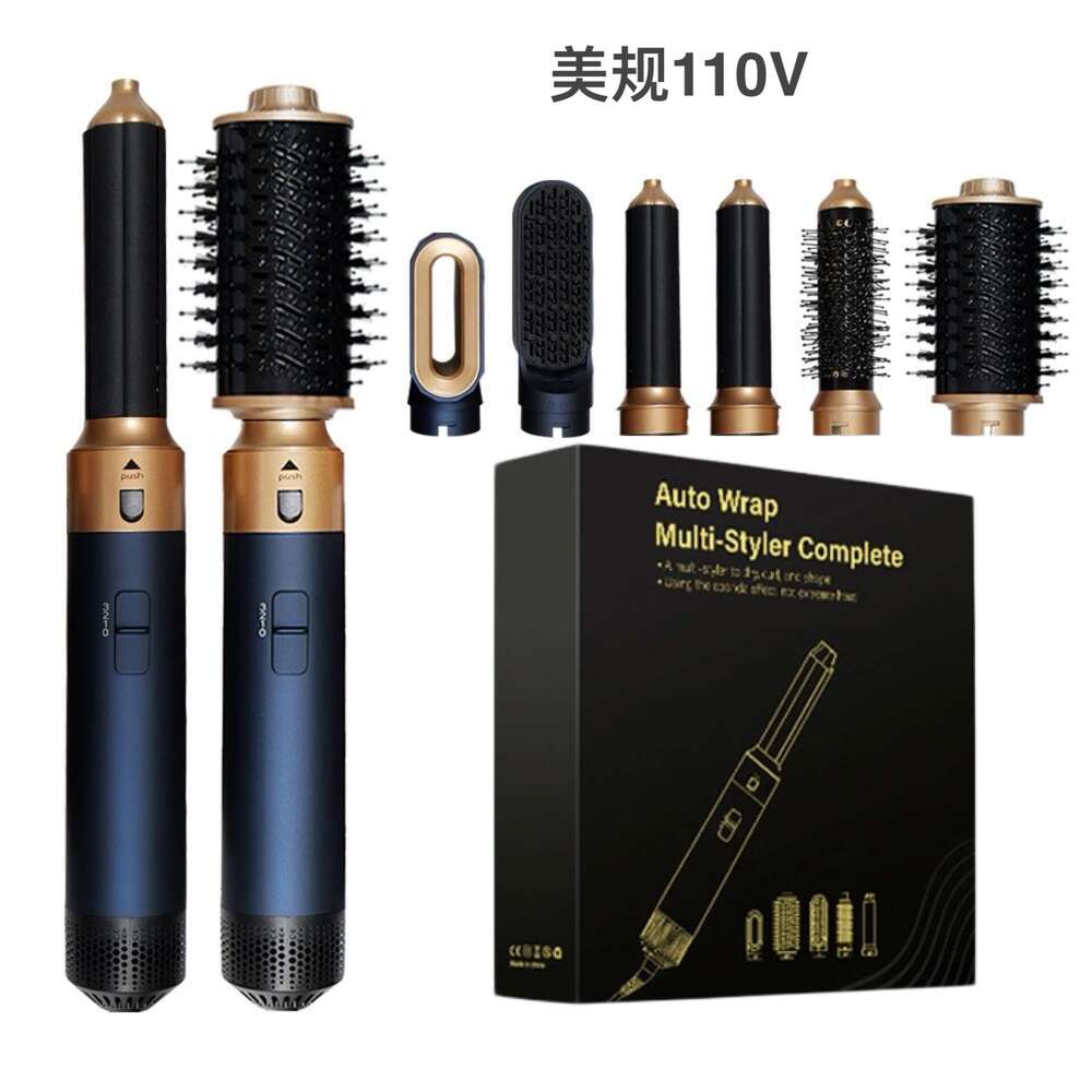 Famous brand cross-border six in one curling iron hot air comb multifunctional hair dryer automatic curling iron six in one hair styling device CKS