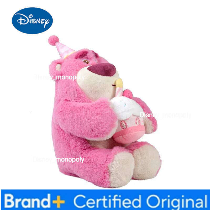 Disney Pixar Lotso Music Plush Toy Fill Doll Super Soft Cute Children'S Home Decoration Pillow Girl'S Birthday Gift H260126