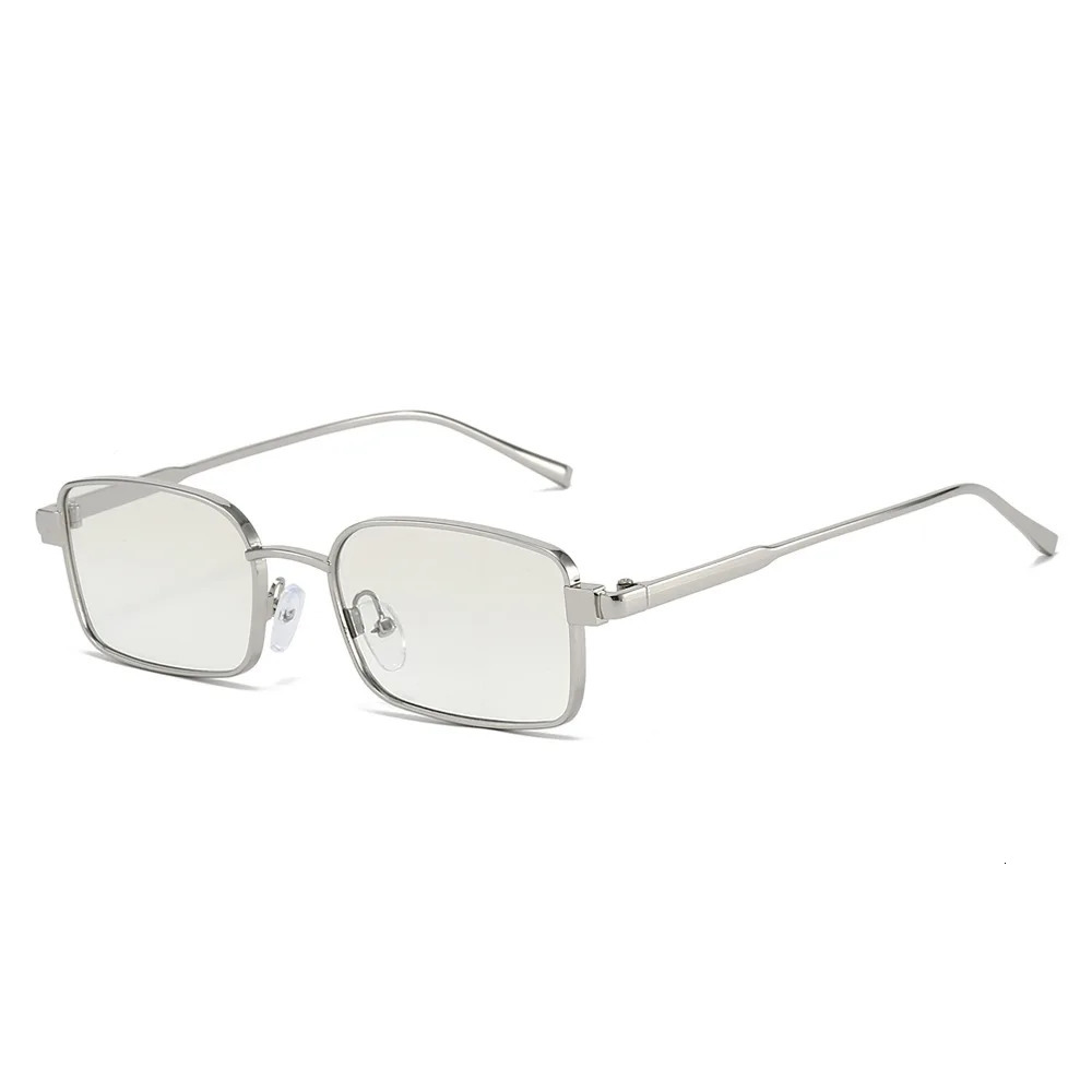Simplify Rectangle Sunglasses Men Women Y2K Alloy Uv400 Casual Ins Fashion Sun Glasses 260126