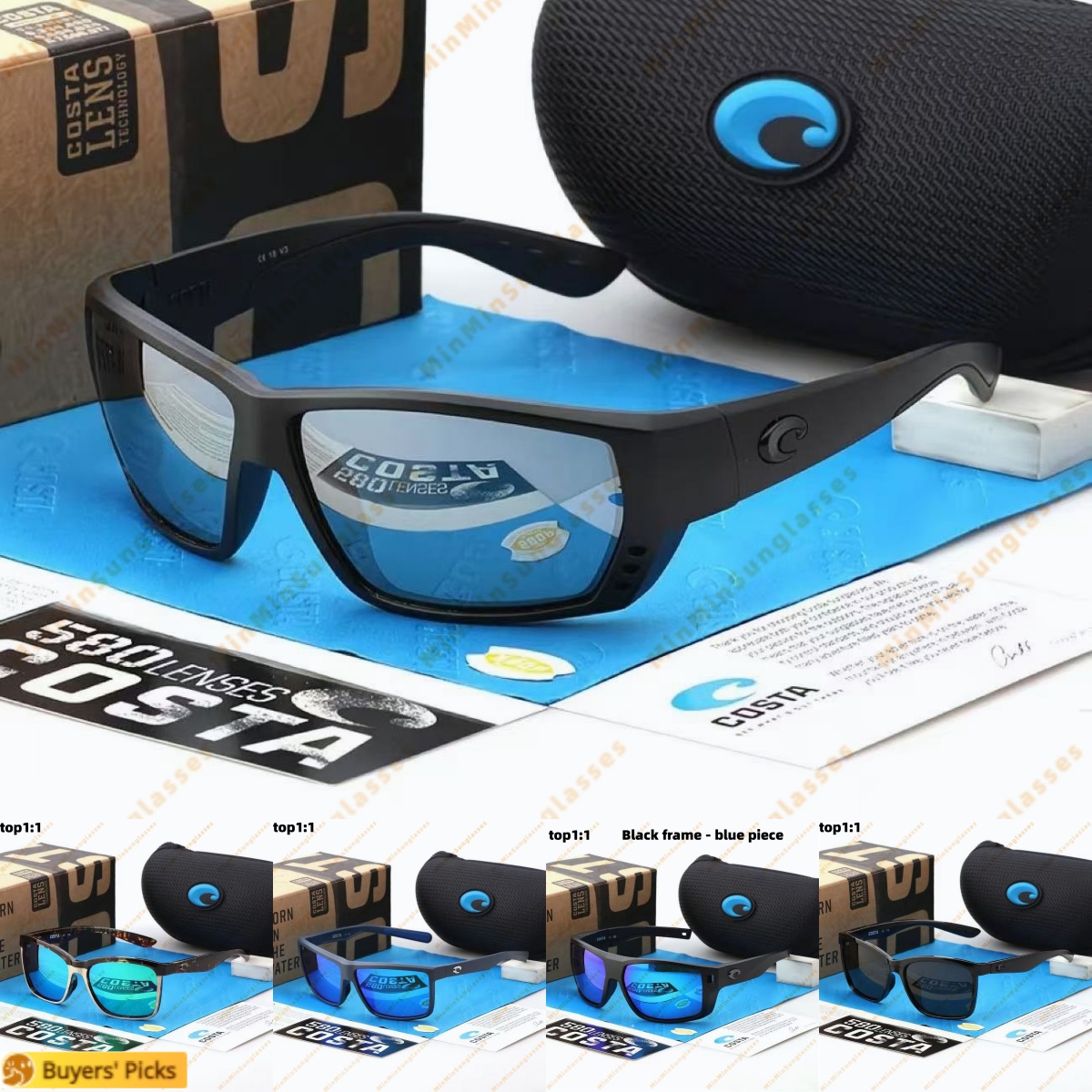 top1:1 costal glasses Cycling sunglasses designer polarized lens Sport Sunglasses for men outdoor glasses Men Woman New Polarized Sunglasses lunette de soleil