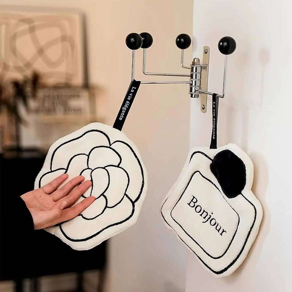 Soft Home Use Face Towel, Super Absorbent Quick Dry Hand Cloth, Double-layer Thickened Velour for Kitchen Bathroom Living Room Bedroom Decoration.