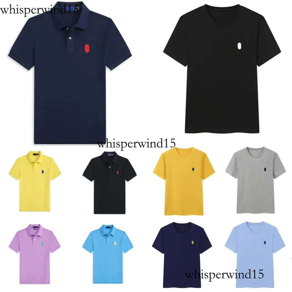 Men's Ralphmen t shirt Classic Shirt Men's Women's Fashion Casual polos ralphlys shirt Summer Business shirt Round neck unisex T-shirt Men's top S-XXL 6a6