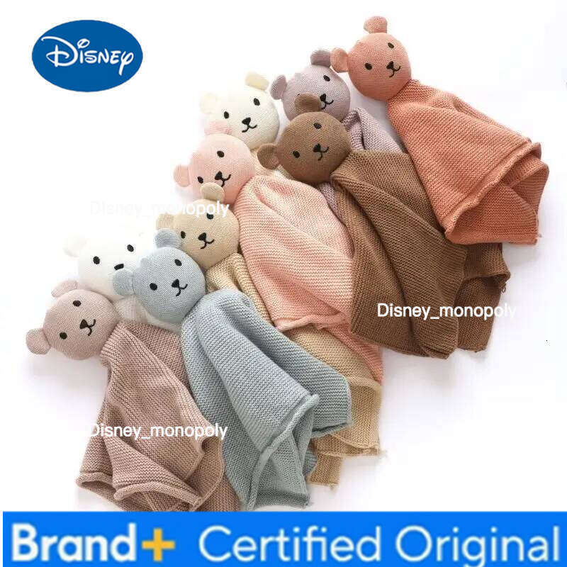 Disney K1MA Bear Snuggle Toy Infant Soothe Appease Towel Blanket for Toddlers Newborns H260126