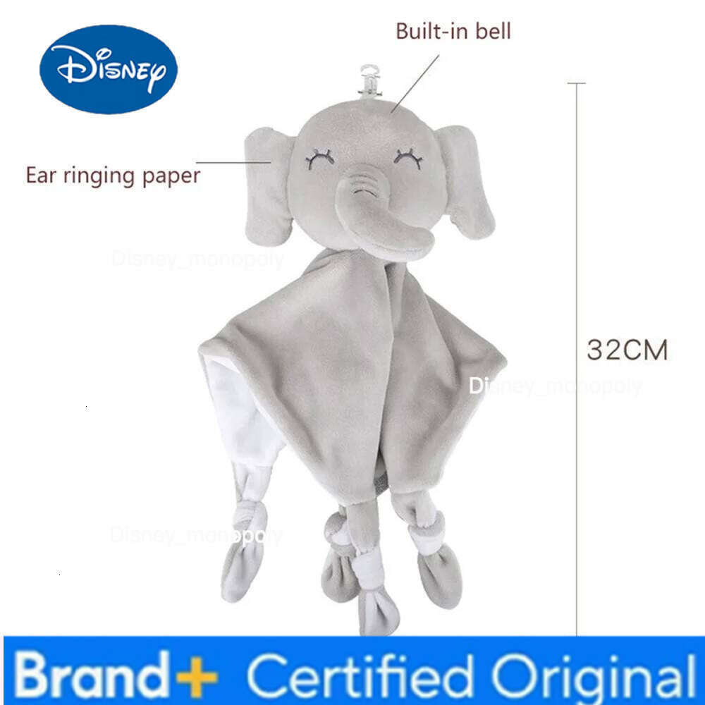 Disney Cute Animal Comforter Snuggle Blanket Newborn Baby Plush Stuffed Doll Bunny Elephant Soothe Appease Towel Gifts Infant Toys H260126