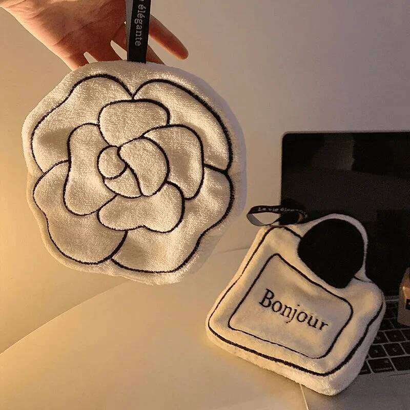 Soft Home Use Face Towel, Super Absorbent Quick Dry Hand Cloth, Double-layer Thickened Velour for Kitchen Bathroom Living Room Bedroom Decoration.