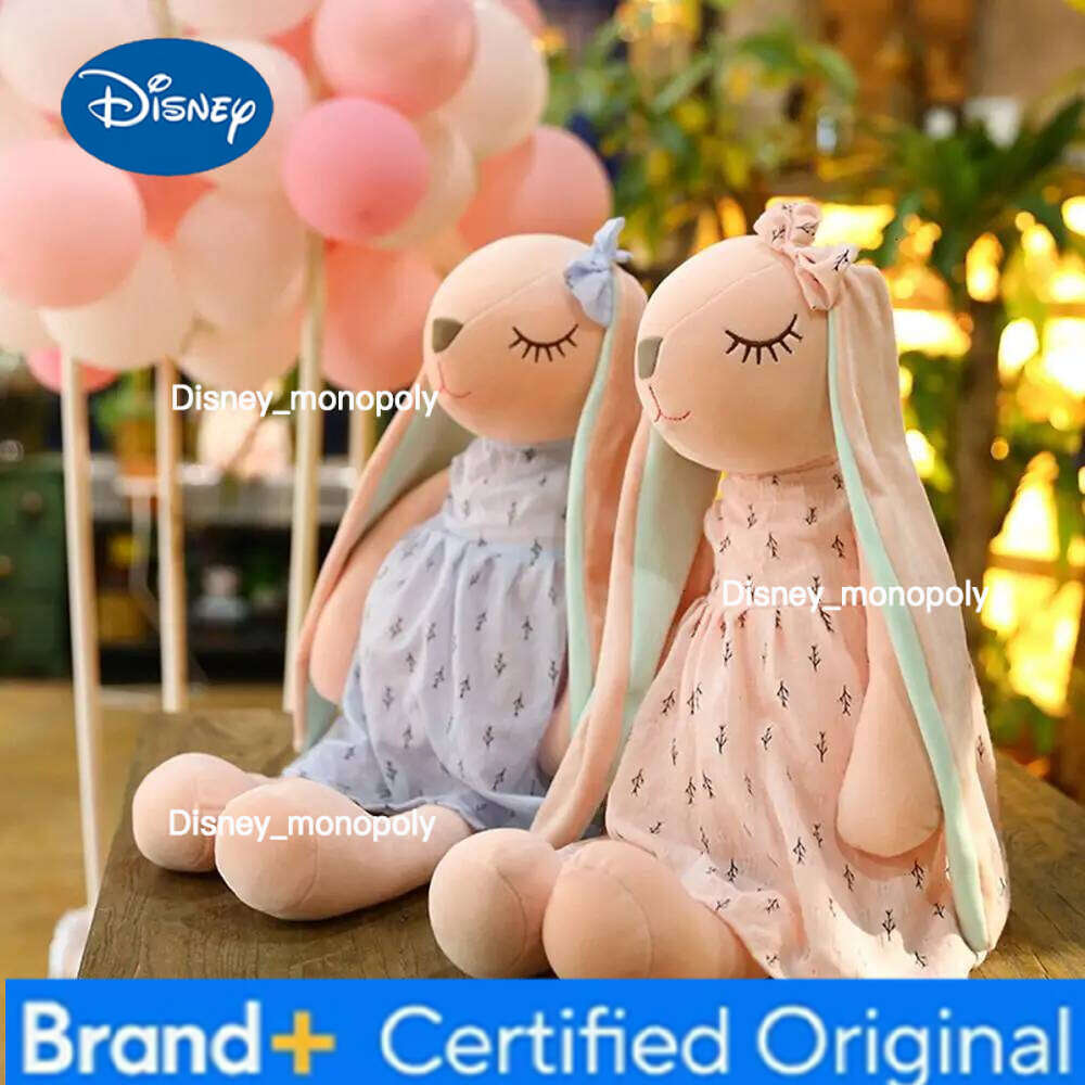 Disney Cute Animals Comforter Stuffed Bunny Plush Toy Baby Appease Towel Sleeping Toys For Babies 0 12 Months H260126