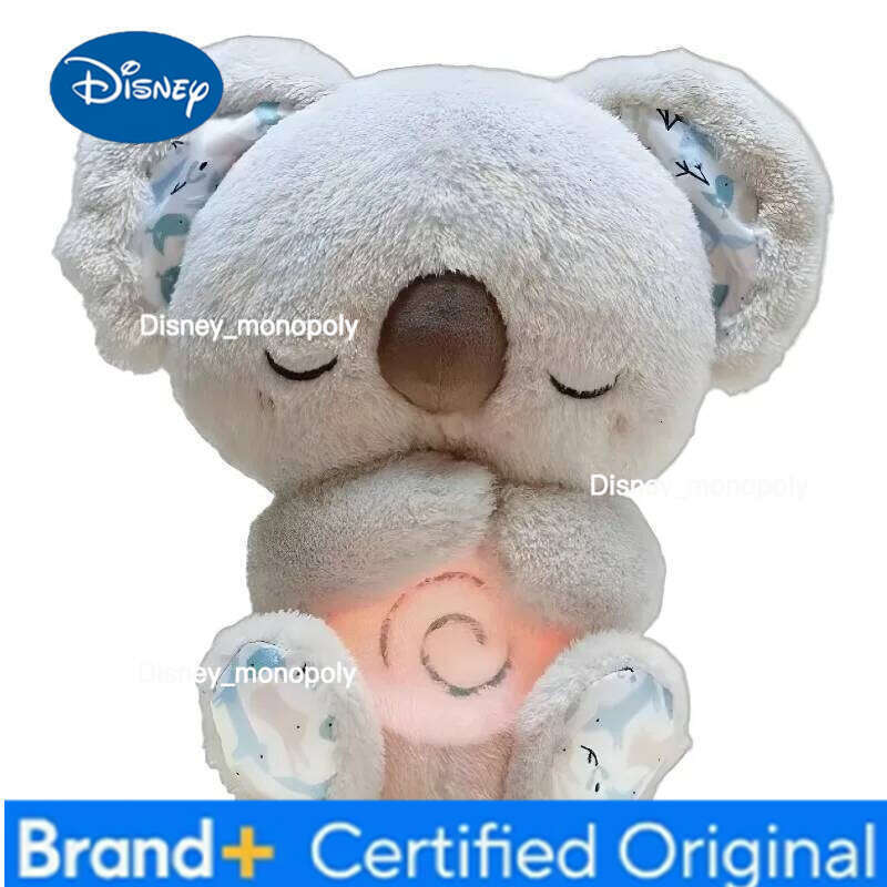 Disney Hot Sell Glowing Breathing Cute Animal Sleep Soothing Cartoon Children's Bedtime Soft Sleeping Plush Doll H260126
