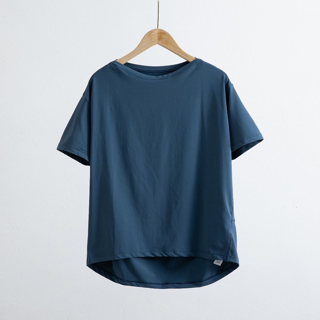 UU-1277 Women Yoga Wear Women's T-shirt Short Sleeve Short Loose Sports Modal High Elastic Casual T-shirt