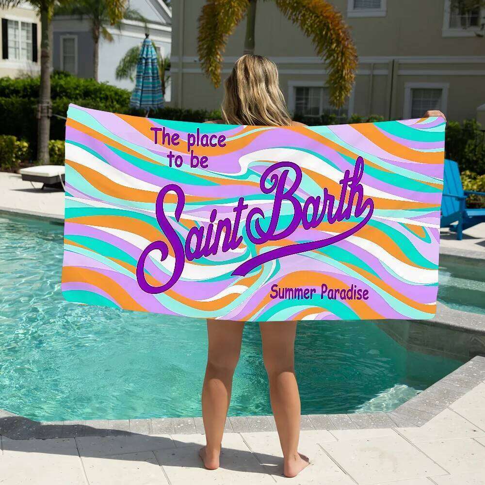 Towel Sauna Barth Saint Gift PoolGym Beach Travel Shower Quick Fashion Dry Sports Print Towels Camping Soft 26Y0126
